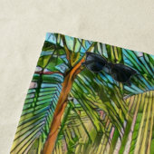 レトロギターラバーギフト ビーチタオル (インサイチュ)