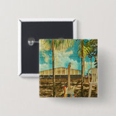 レトロギターラバーギフト 缶バッジ (正面&裏面)