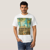 レトロギターラバーギフト Tシャツ (正面フル)