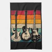 レトロギター キッチンタオル (縦)