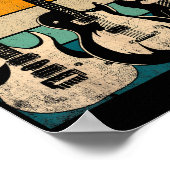 レトロギター ポスター (角)