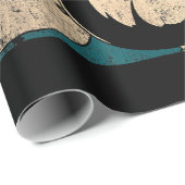 レトロギター ラッピングペーパー (ロールコーナー)