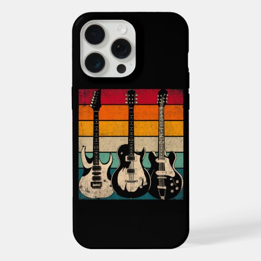 レトロギター iPhoneケース (裏面)