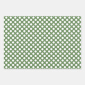 レトロギフトボックスパターンかわいいホリデークリスマス ラッピングペーパーシート (正面3)