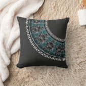 レトロギリシャのディスク クッション (ブランケット)