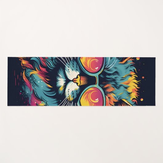 レトロギークシック ヨガマット (正面(横))