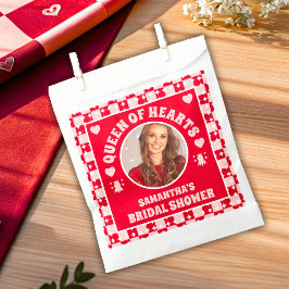 レトロクイーン・オブ・ハートブライダルシャワー写真 フェイバーバッグ