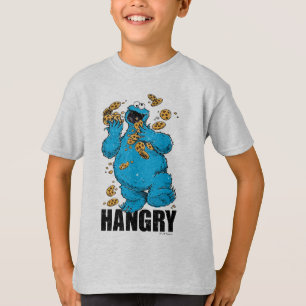 レトロクッキーモンスター ハングリー Tシャツ