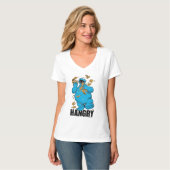 レトロクッキーモンスター |ハングリー Tシャツ (正面フル)