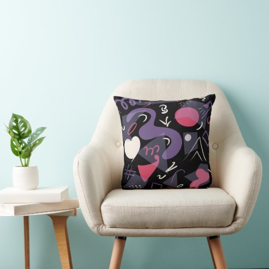 レトロクッションの明るい色 クッション (椅子)