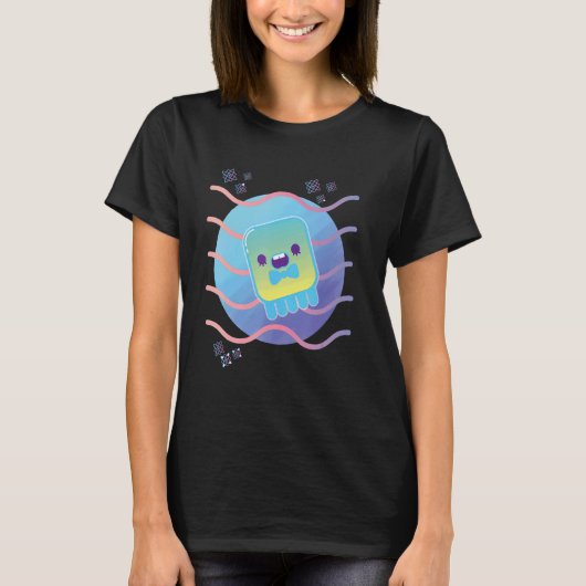 レトロクラゲ Tシャツ (正面)