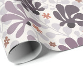 レトロクラシックつる植物と花 ラッピングペーパー (ロールコーナー)