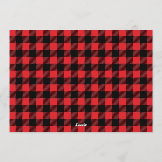 レトロクラシックのクリスマストラックの素朴挨拶 シーズンカード (裏面)