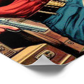 レトロクラシックのピン留め ポスター (角)