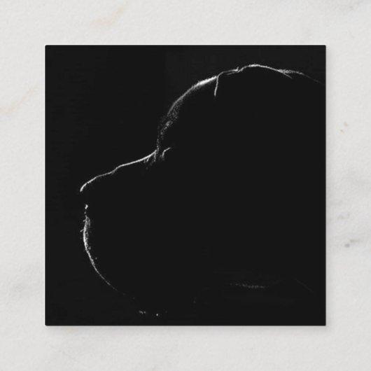 レトロクラシックスクエアインスタグラム名刺 スクエア名刺 (裏面)