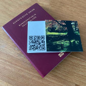 レトロクラシックスクエアインスタグラム名刺 スクエア名刺