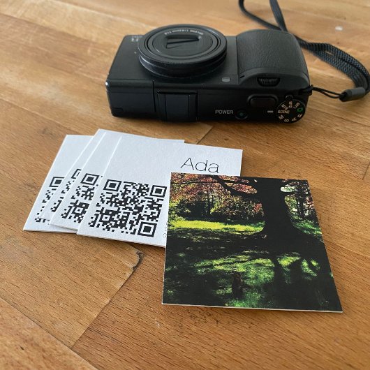 レトロクラシックスクエアインスタ スクエア名刺