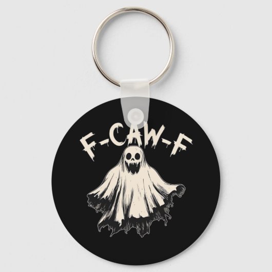 レトロクラシックスタイル F Caw F レイヴン キーホルダー (正面)
