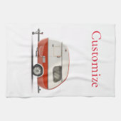 レトロクラシックティアドロップキャンパーサンダー_コーブ キッチンタオル (横)