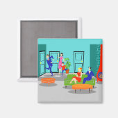 レトロクラシックテレビジョン磁石 マグネット (正面/裏面)