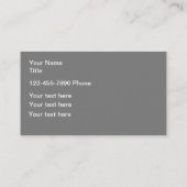 レトロクラシックテーマ 名刺 (裏面)