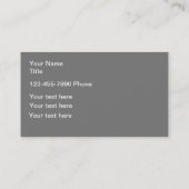 レトロクラシックテーマ 名刺 (裏面)