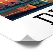 レトロクラシックトラベルドバイUAE ポスター (角)