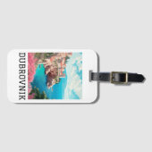 レトロクラシックドゥブロヴニククロアチア ラゲッジタグ (正面横)