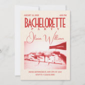 レトロクラシックバチェロレッテ 招待状 (正面)