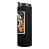 レトロクラシックブラックキャットハロウィーンTシャツクラシック タンブラー (回転右)