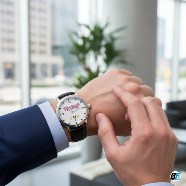 レトロクラシックミニマリストトランプ47ヴィンテージ 腕時計 (クリエイターアップロード済み)