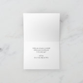 レトロクラシックレッド素朴トラッククリスマスグリーティング シーズンカード (内部)