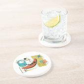 レトロクラシックレドゥックスサンドストーンコースター コースター (側面)