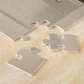 レトロクラシックヴィンテージカーのポスター ジグソーパズル (側面)