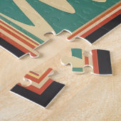 レトロクラシックヴィンテージカーのポスター ジグソーパズル (側面)