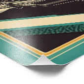 レトロクラシックヴィンテージカーのポスター フォトプリント            (角)