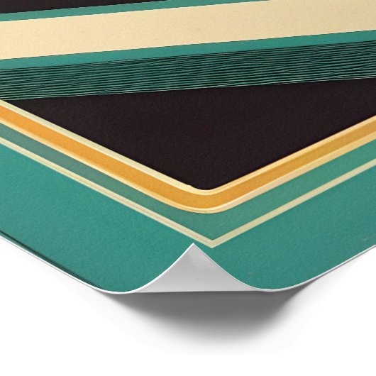 レトロクラシックヴィンテージカーのポスター ポスター (角)