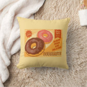 レトロクラシックヴィンテージグランジイエロードーナツ クッション (ブランケット)