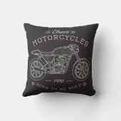 レトロクラシックヴィンテージグランジクラシックオートバイ クッション (裏面)