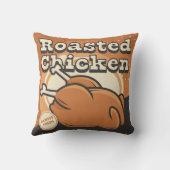 レトロクラシックヴィンテージグランジローストチキン クッション (裏面)