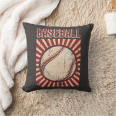 レトロクラシックヴィンテージグランジ野球 クッション (ブランケット)