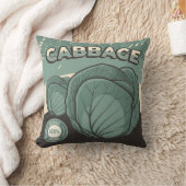 レトロクラシックヴィンテージグランジ野菜キャベツ クッション (ブランケット)