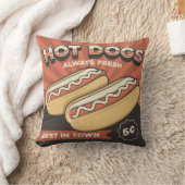 レトロクラシックヴィンテージグランジ2頭の愛犬 クッション (ブランケット)