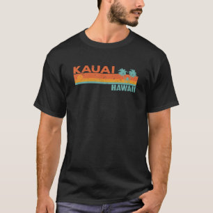 レトロクラシックヴィンテージサマーカウアイハワイTシャツ Tシャツ