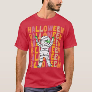 レトロクラシックヴィンテージスタイルハロウィー Tシャツ