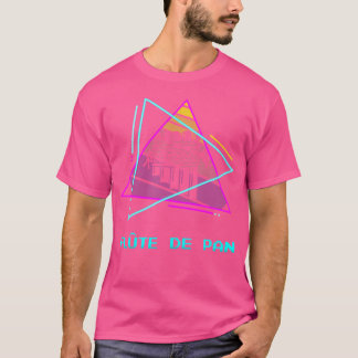 レトロクラシックヴィンテージパン楽器笛 Tシャツ