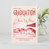 レトロクラシック卒業パーティー 招待状 (スタンド正面)