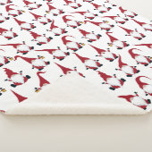 レトロクラシック小妖精や小人格言クリスマス シェルパブランケット (3/4)