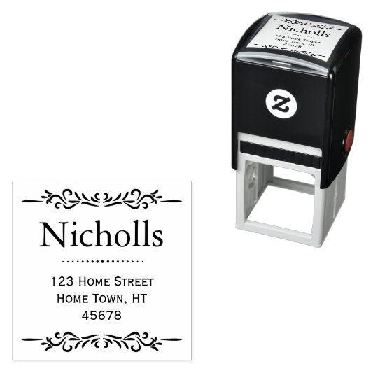 レトロクラシック差出人住所 セルフインキングスタンプ (インサイチュ)