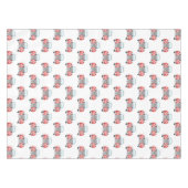 レトロクラシック車のヴィンテージ水の色パターン テーブルクロス (正面(横))